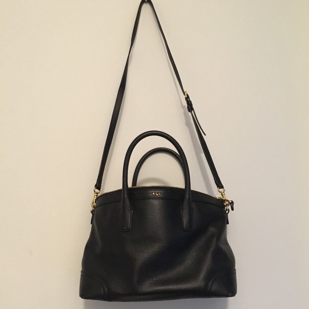 Lauren by Ralph Lauren Black Shoulder/Handbag